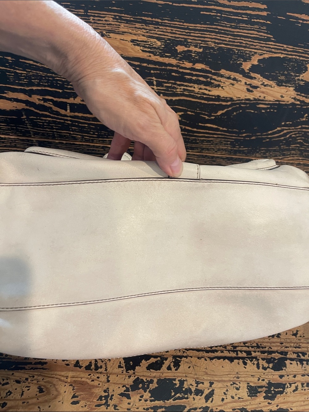 Coach Ltd Ed. 65th Anniversary white leather Mandy Courier Satchel 10330 Bag - Picture 10 of 12